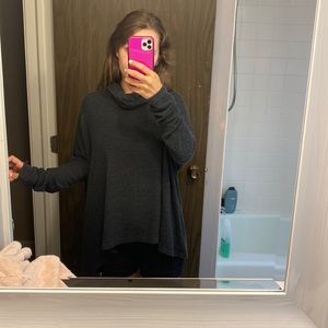 SUNDRY COWEL NECK TOP